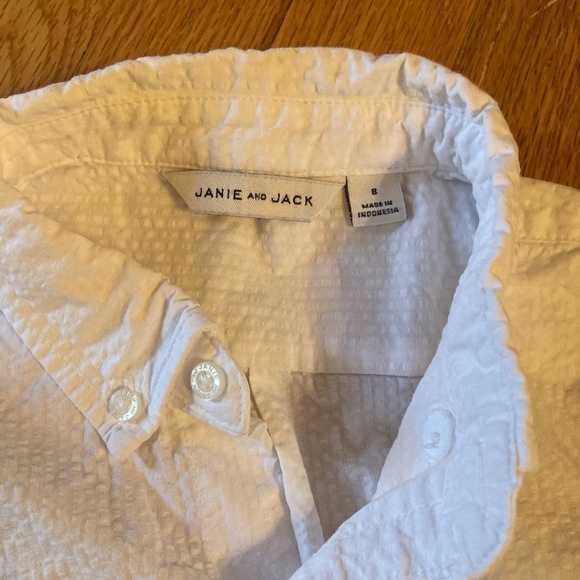 Kid's Janie & Jack Button Down Shirt - Picture 2 of 3